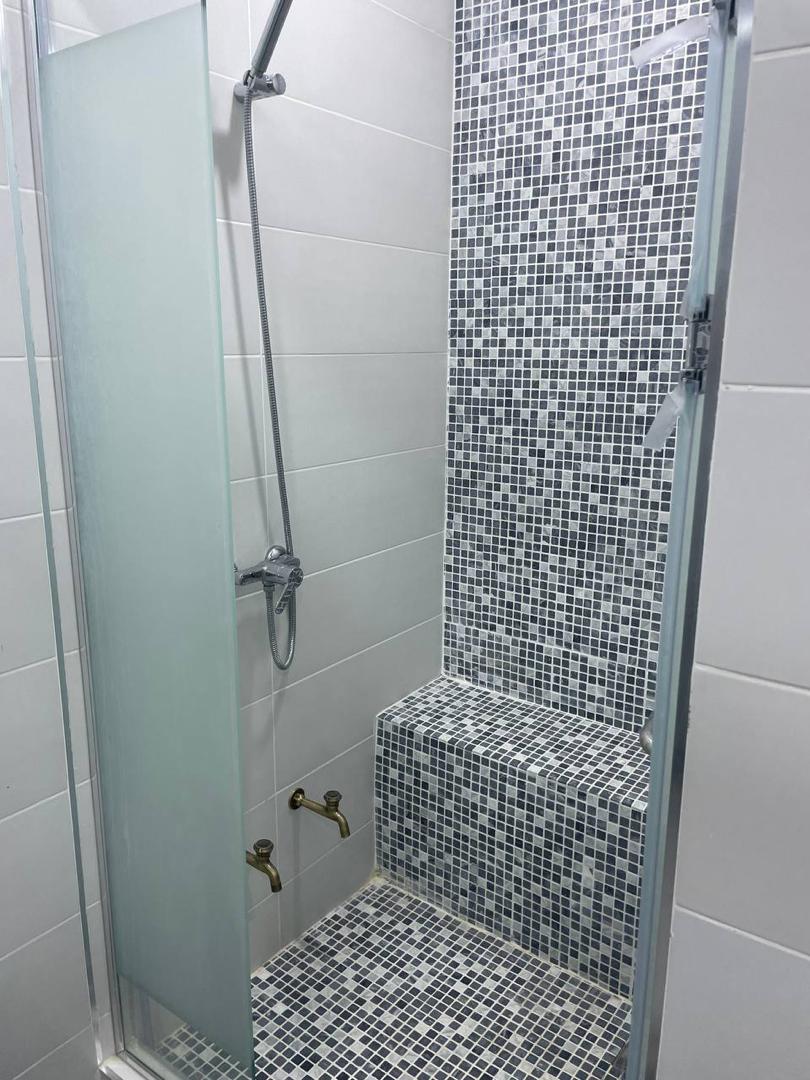 Douche italienne mosaique assise
